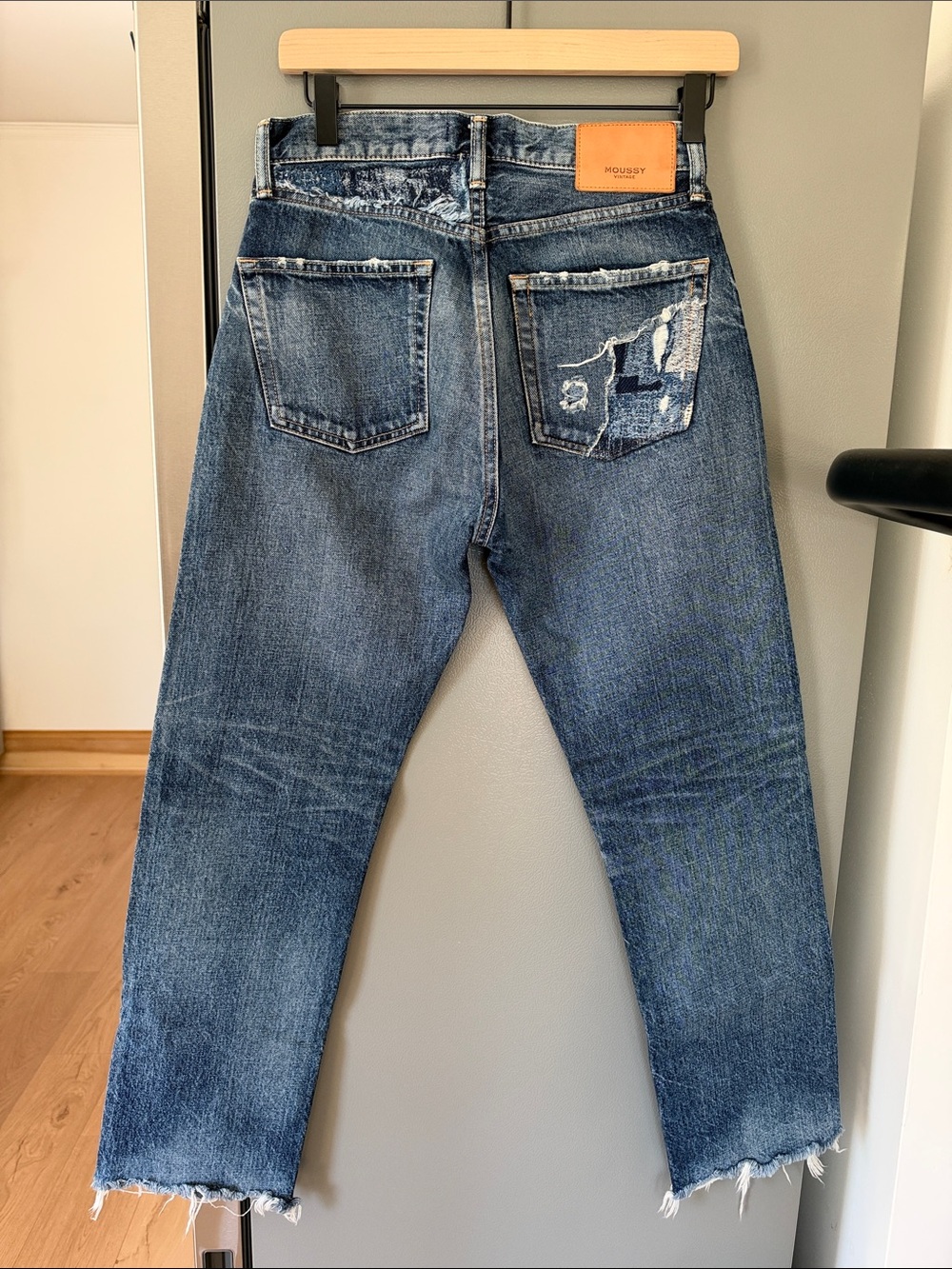 Moussy Vintage Patchwork Jeans Size 26